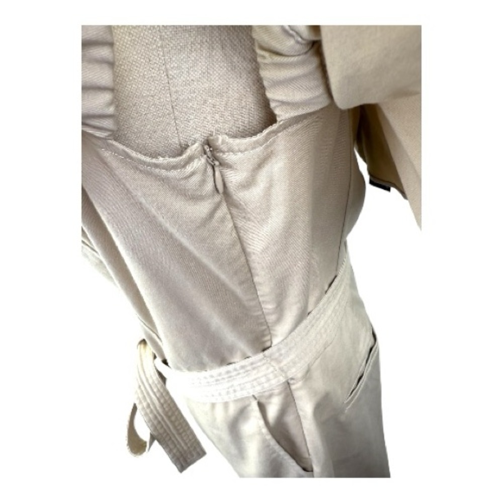 Banana Republic Cream Ruffle Jumpsuit - Picture 4 of 13